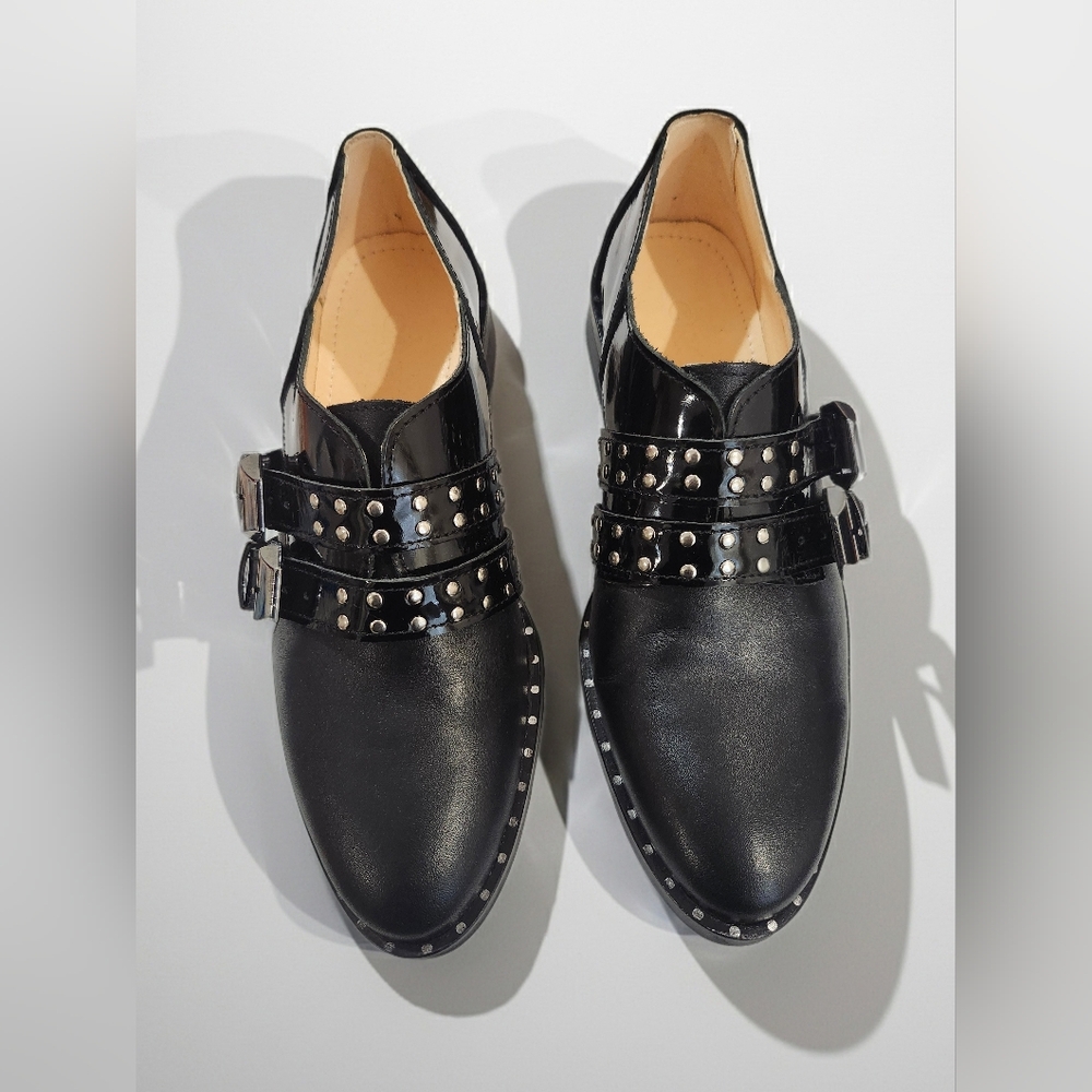 Girotti Black Studded Women's Shoes